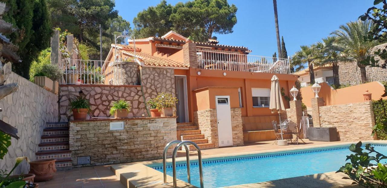 Villa En Denia Con Vistas Al Mediterraneo Kültér fotó